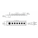 科勒 K-26350T-9-CP ANTHEM 6 路嵌入式機械恆溫器（拋光鉻）