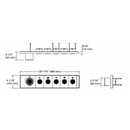 科勒 K-26349T-9-BL ANTHEM ANTHEM 5 路嵌入式機械恆溫器控制（黑色）
