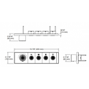 科勒 K-26348T-9-BL ANTHEM ANTHEM 四嵌入式機械恆溫控制器（黑色）