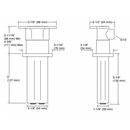科勒 K-26325T-BN 5.0 英吋 STATMENT 多功能天花板安裝頭頂淋浴臂（羅馬銀）
