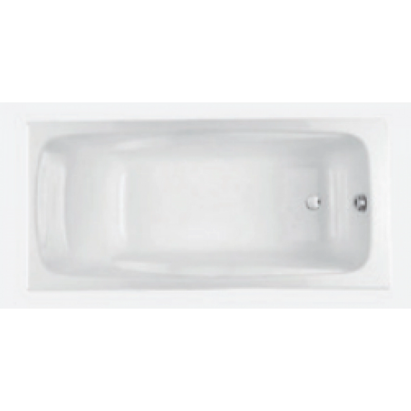 Kohler K-18200H-0 1.6m cast iron bathtub (without armrests)