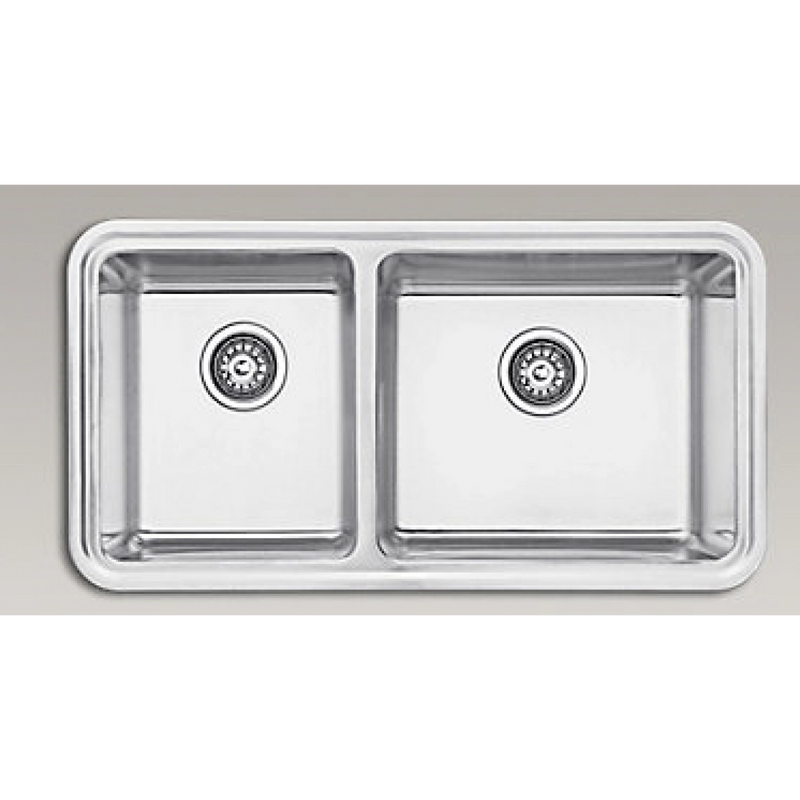 Kohler K-3664T-H-NA PROLOGUE Size Sink Above/Under Counter Dual Purpose Kitchen Basin