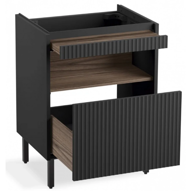 Kohler K-32161T-PPG Spacity 60cm Bath Cabinet Set (Black)