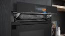 Siemens - iQ700 Built-in oven with added steam and microwave function 60 x 60 cm Black - HN978GQB1B