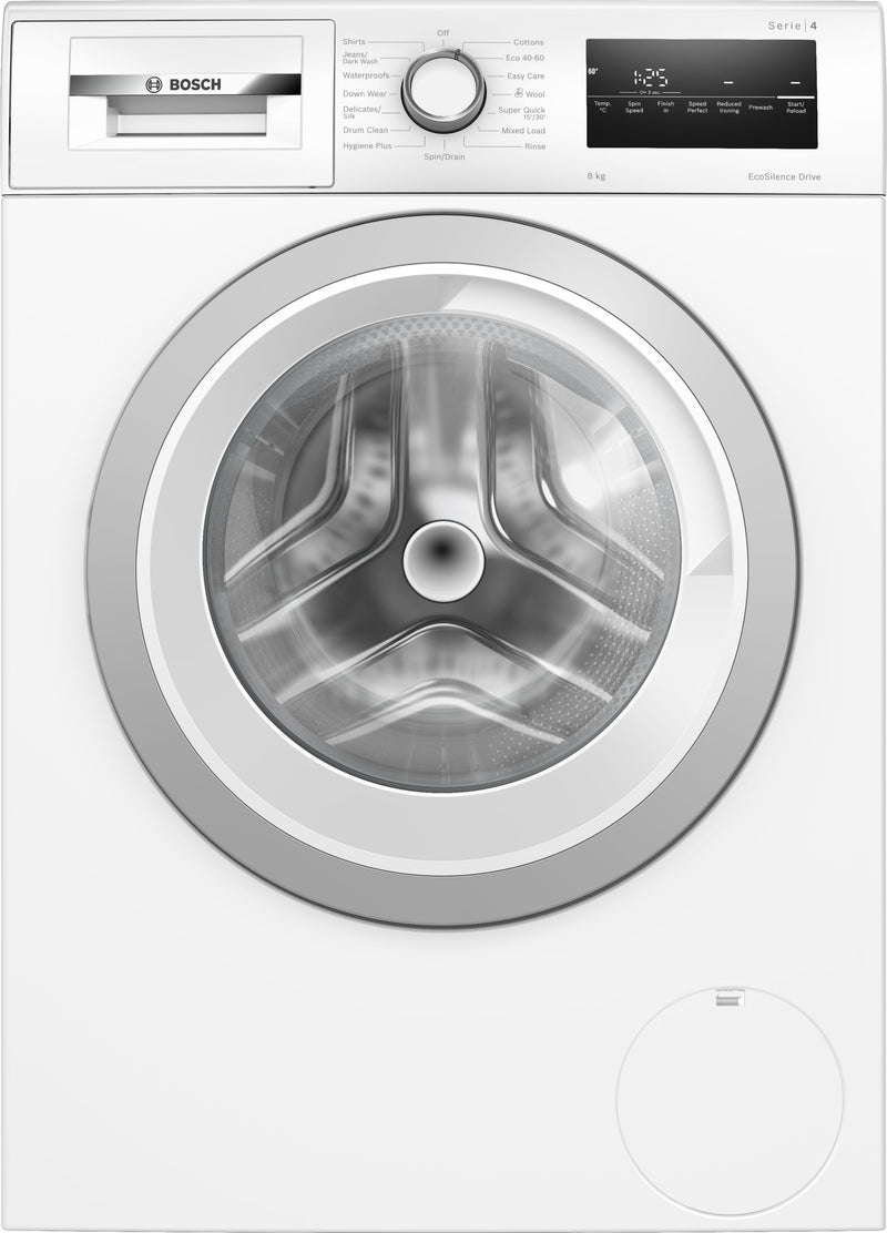 Bosch - Series 4 Washing machine, front loader 8 kg 1400 rpm WAN28250GB