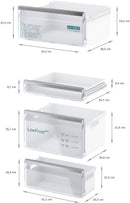 Siemens - IQ300 Built-in Fridge-freezer With Freezer At Bottom 177.2 x 54.1 cm Flat Hinge KI86VVFE0G