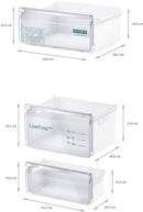 西門子 - IQ300 內置冰箱，冷凍室位於底部 177.2 x 54.1 公分 平鉸鏈 KI87VVFE0G