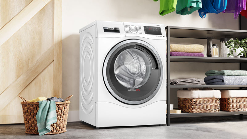 Bosch - Series 8 Washer dryer 10/6 kg 1400 rpm WDU8H541GB