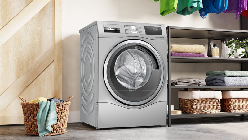 Bosch - Series 8 Washer dryer 10/6 kg 1400 rpm WDU8H549GB