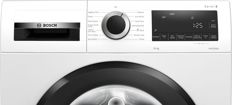 Bosch - Series 6 Washing machine, front loader 10 kg 1400 rpm WGG25402GB