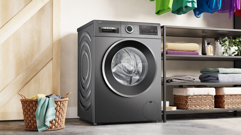 Bosch - Series 6 Washing machine, front loader 9 kg 1400 rpm WGG244FRGB