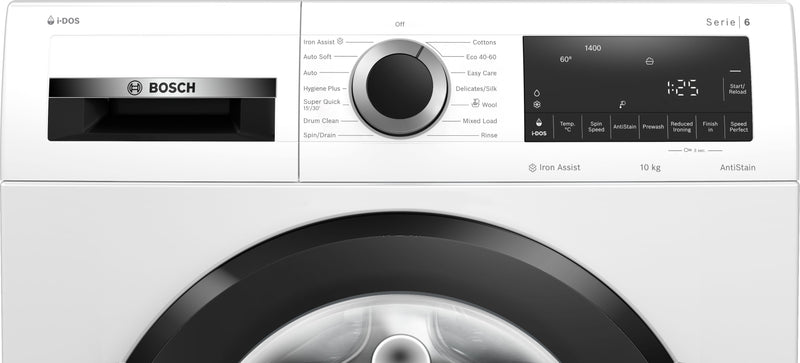 Bosch - Series 6 Washing machine, front loader 10 kg 1400 rpm WGG254F0GB