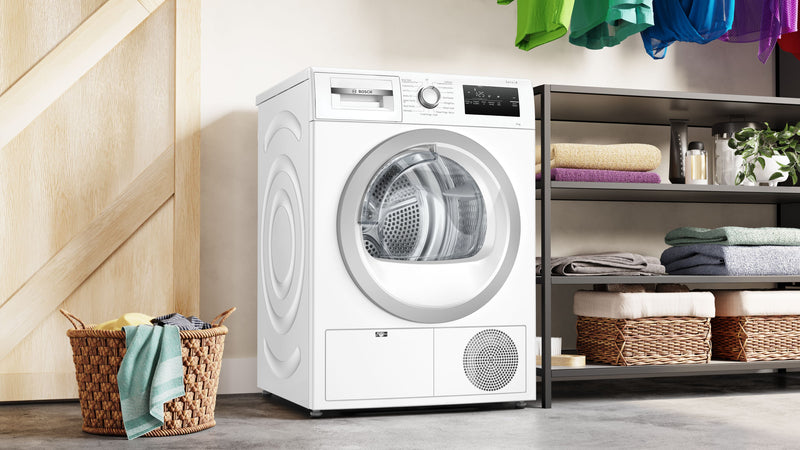 Bosch - Series 4 Condenser tumble dryer 8 kg WTN83203GB