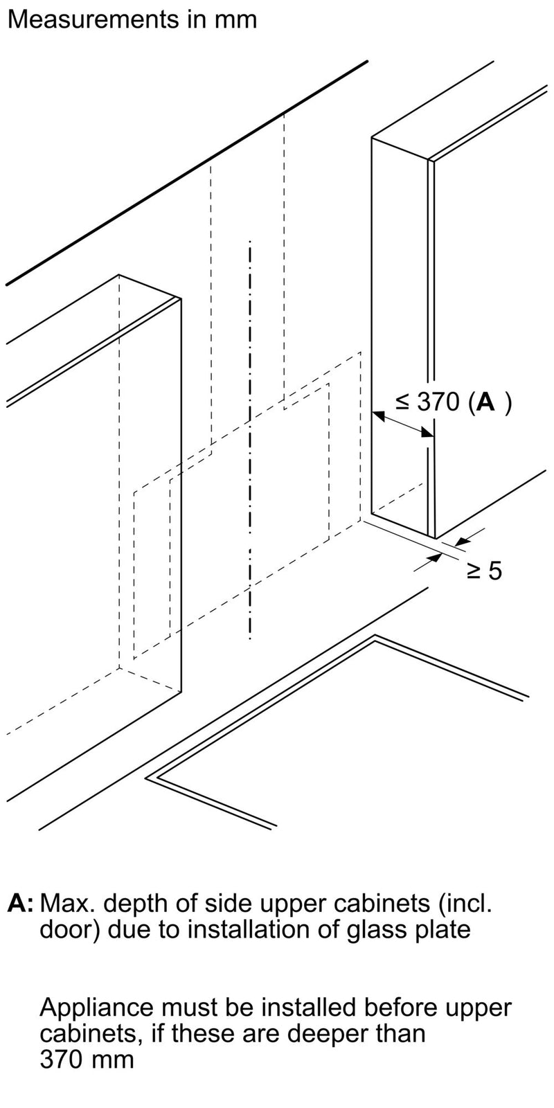 Bosch - 系列 8 壁掛式抽油煙機 90 公分透明玻璃黑色印花 DWK91LT60B