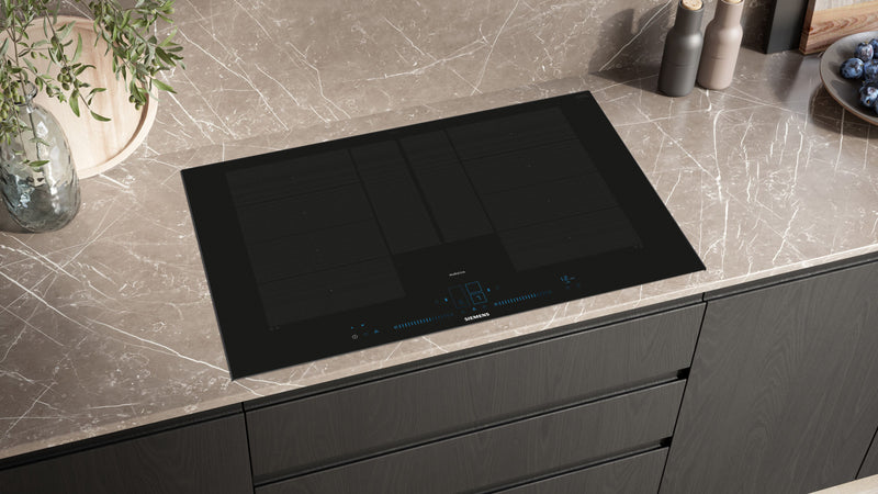 Siemens - iQ700 Induction hob 80 cm Black, EX877NYV6E