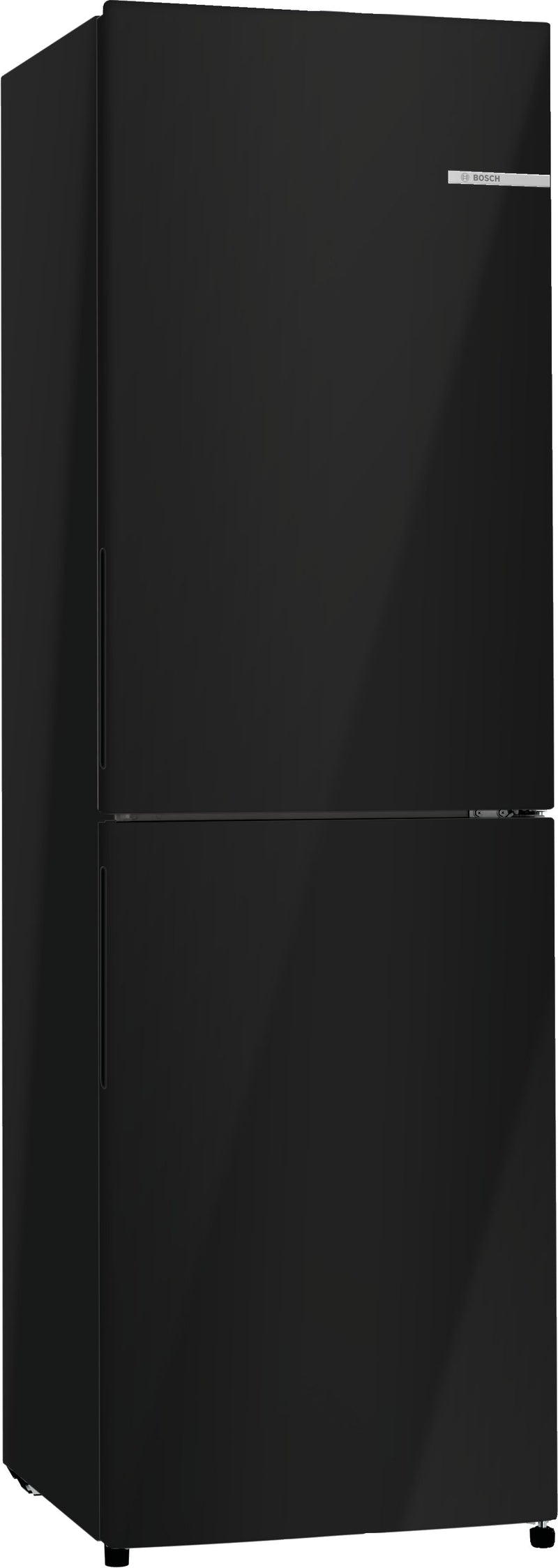 Bosch - Series 2 Free-standing fridge-freezer with freezer at bottom 182.4 x 55 cm Black KGN27NBEAG