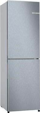 Bosch - Series 2 Free-standing fridge-freezer with freezer at bottom 182.4 x 55 cm Stainless steel look KGN27NLEAG