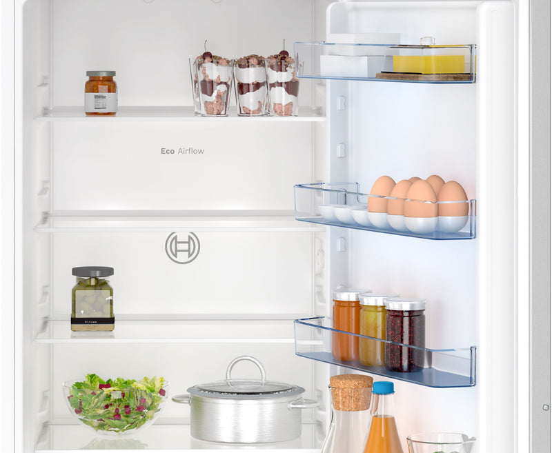 Bosch - Series 2 Built-in fridge-freezer with freezer at bottom 193.5 x 54.1 cm sliding hinge KIN96NSE0