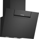 Siemens - iQ300 Wall-mounted cooker hood 60 cm clear glass black printed LC67KFN60B
