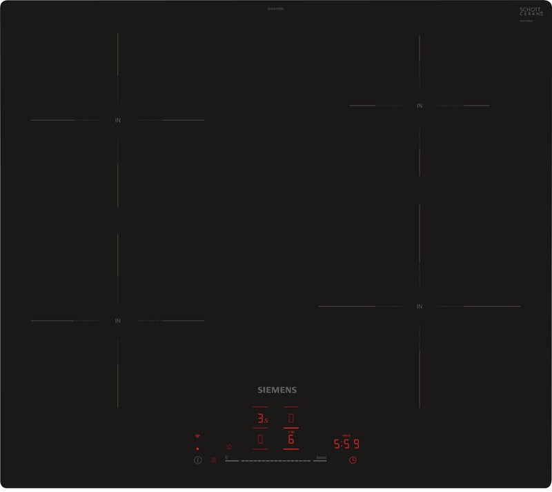 Siemens - iQ100 Induction hob 60 cm Black, EH601HEB1E