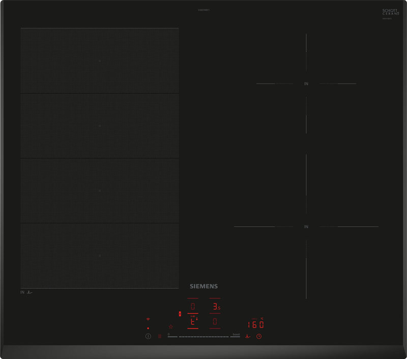 Siemens - iQ700 Induction hob 60 cm Black, EX651HEC1E