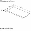 Siemens - iQ700 Induction hob 90 cm Black, EX275HXC1E