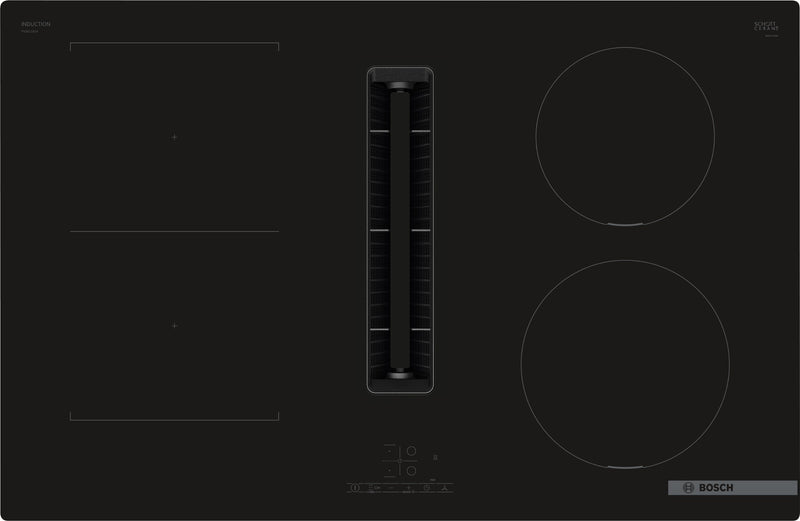 Bosch - 系列 4 電磁爐，帶整合式通風系統 80 公分錶面安裝，無框架 PVS811B16E