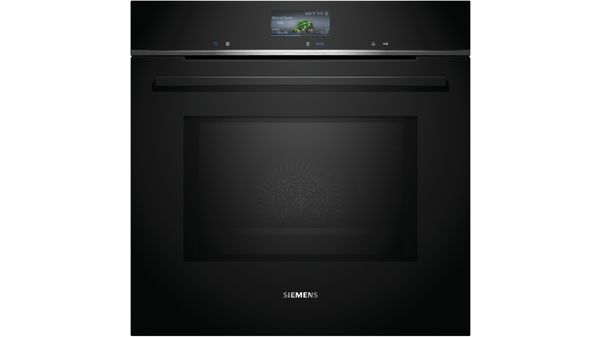 Siemens - iQ700 Built-in oven with microwave function 60 x 60 cm Black - HM776G1B1B