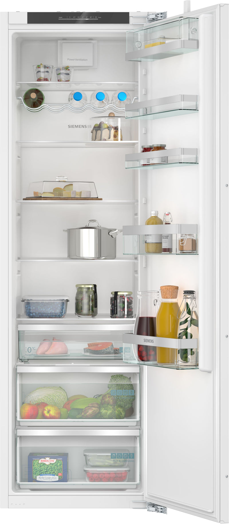 Siemens - iQ500 Built-in fridge 177.5 x 56 cm soft close flat hinge KI81RADD0G