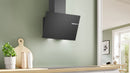 Bosch - Series 2 Wall-mounted cooker hood 60 cm clear glass black printed DWK65DK60B