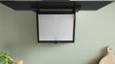 Bosch - Series 4 Wall-mounted cooker hood 80 cm clear glass black printed DWK87FN60B
