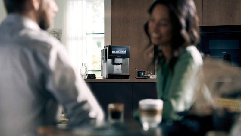 Siemens - Fully automatic coffee machine EQ900 plus Stainless steel, Removable water tank TQ907GZ3
