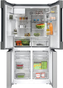 Bosch - Series 6 French door bottom freezer, multi door 183 x 90.5 cm Brushed steel anti-fingerprint KFD96APEA