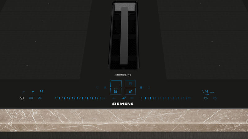 Siemens - iQ700 Induction hob with integrated ventilation system 80 cm surface mount with frame EX877NX68E