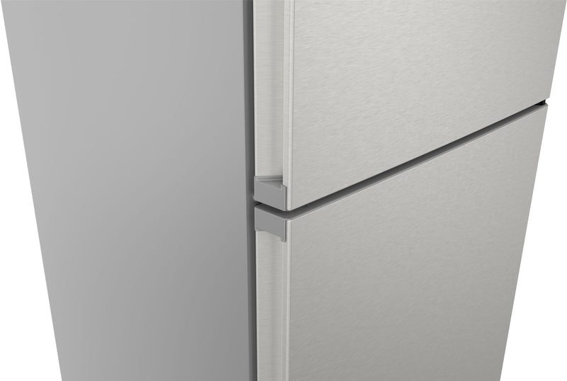 Siemens - iQ300 Free-standing fridge-freezer with freezer at bottom 203 x 60 cm Brushed steel anti-fingerprint KG39NXIBF