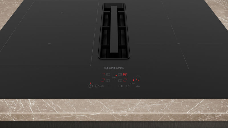 Siemens - iQ300 Induction hob with integrated ventilation system 60 cm surface mount without frame ED611BS16E