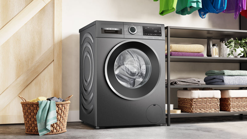 Bosch - Series 6 Washing machine, front loader 9 kg 1400 rpm WGG244ZCGB