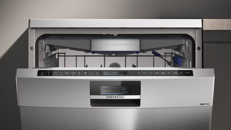 西門子 - iQ700 獨立式洗碗機 60 公分 拉絲鋼防指紋 SN27TI00CE