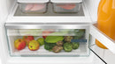 Siemens - IQ300 Built-in Fridge-freezer With Freezer At Bottom 177.2 x 54.1 cm Flat Hinge KI86VVFE0G
