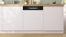 Bosch - Series 2 Semi-integrated dishwasher 60 cm Black SMI2HTB02G