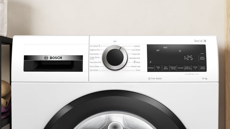 Bosch - Series 6 Washing machine, front loader 10 kg 1400 rpm WGG254Z0GB