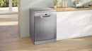 Bosch - Series 2 Free-standing dishwasher 60 cm Brushed steel anti-fingerprint SMS2HVI67G
