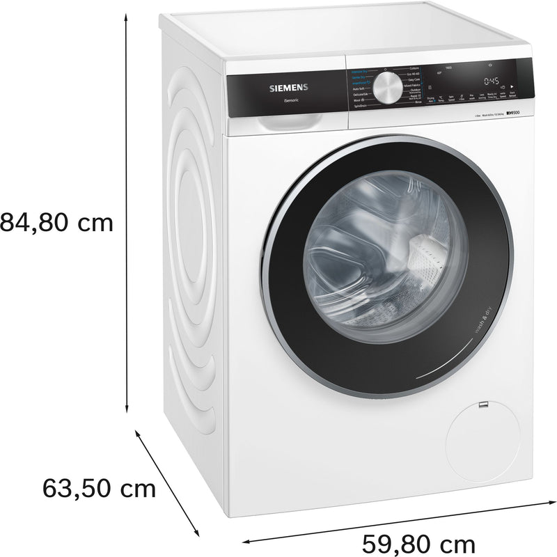 Siemens - iQ500 Washer dryer 10.5/6 kg 1400 rpm WN54G1A1GB