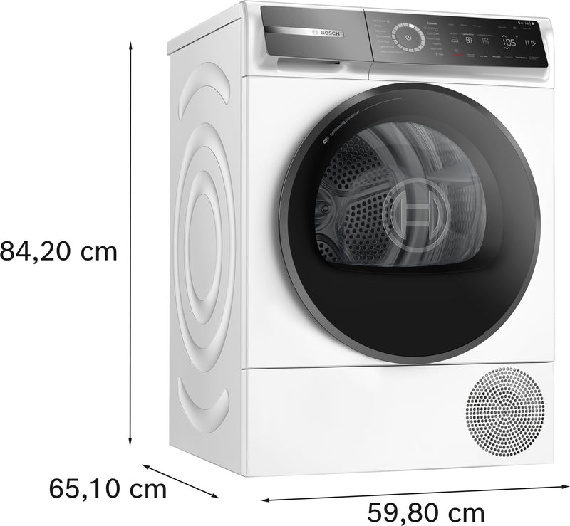 Bosch - 系列 8 熱泵滾筒烘乾機 9 公斤 WQB246C9GB