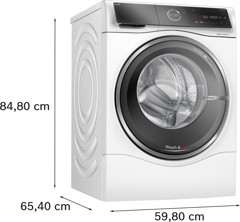 Bosch - Series 8 Washer dryer 10.5/6 kg 1400 rpm WNC25410GB