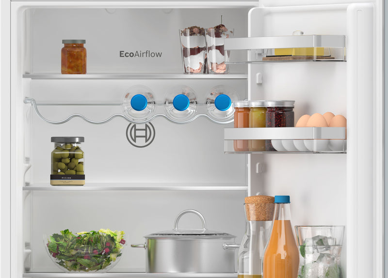 Bosch - Series 4 Built-in fridge-freezer with freezer at bottom 177.2 x 54.1 cm sliding hinge KIN86VSE0G