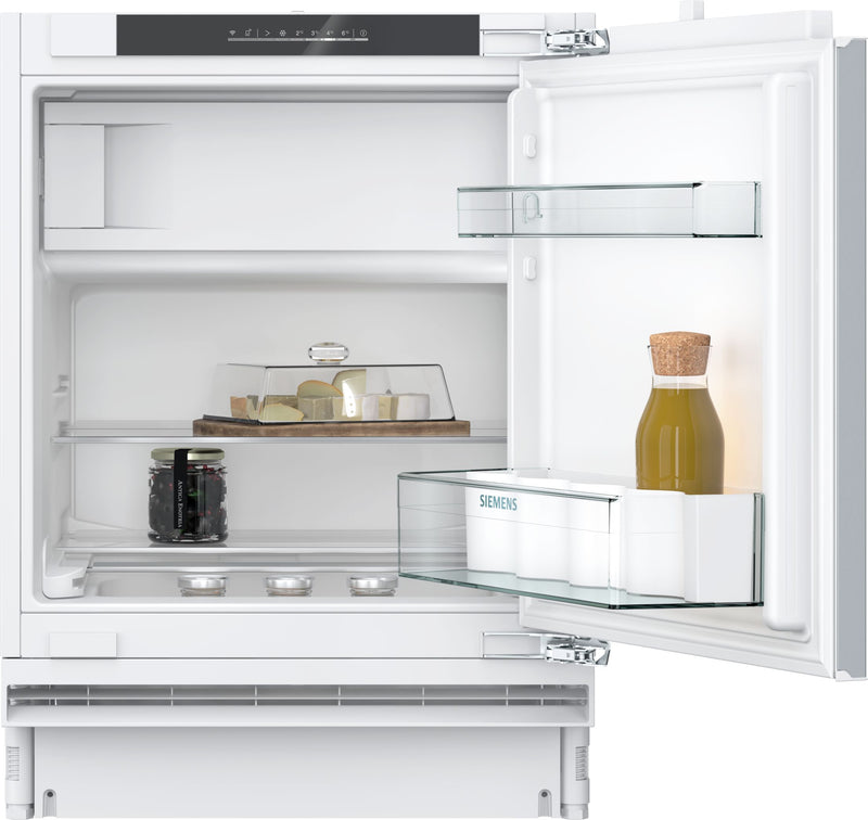 Siemens - iQ300 Built-under fridge with freezer section 82 x 60 cm flat hinge KU22LVFD0G