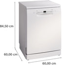 Bosch - Series 2 Free-standing dishwasher 60 cm White SMS2HVW67G