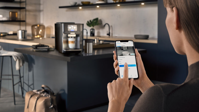 Siemens - Fully automatic coffee machine EQ700 classic Morning haze, Removable water tank TP715GB1