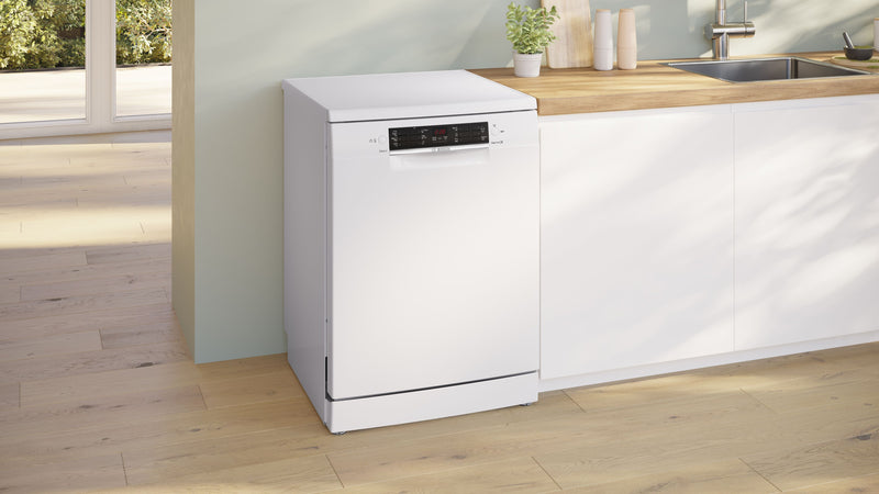 Bosch - Series 2 Free-standing dishwasher 60 cm White SMS26AW08G